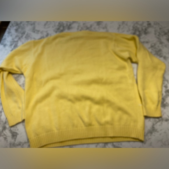 Vintage Boca Classic Men’s Yellow Preppy Gold Sweater Size Large - Picture 7 of 14